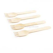 Birch wood disposable cutlery